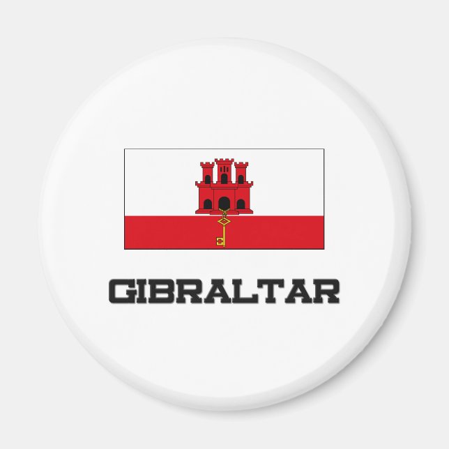 Imã Gibraltar Flag (Frente)