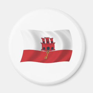 Imã Gibraltar Flag Magnet