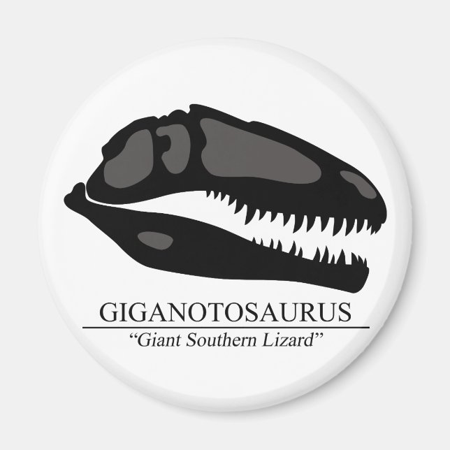 Imã Giganotossaurus Skull (Frente)