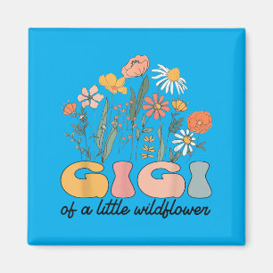Imã Gigi do Aniversário da Pequena Flor Silvestre Bebê