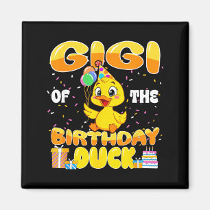 Imã Gigi Do Pato De Borracha Do Menino De Aniversário