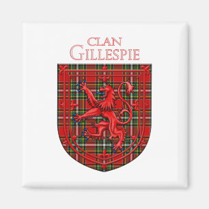Imã Gillespie Tartan Scottish Xadrez Lion Rampant