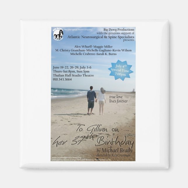 Imã Gillian Magnet (Frente)