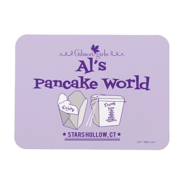 Ímã Gilmore Girls | Al's Pancake World (Horizontal)