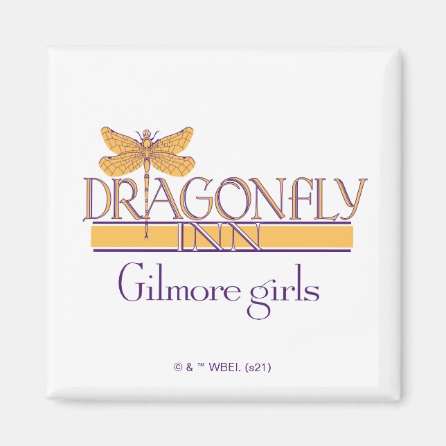 Imã Gilmore Girls | Dragonfly Inn Logo (Frente)