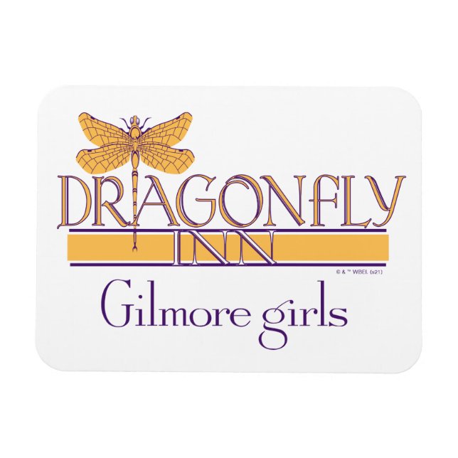 Ímã Gilmore Girls | Dragonfly Inn Logo (Horizontal)