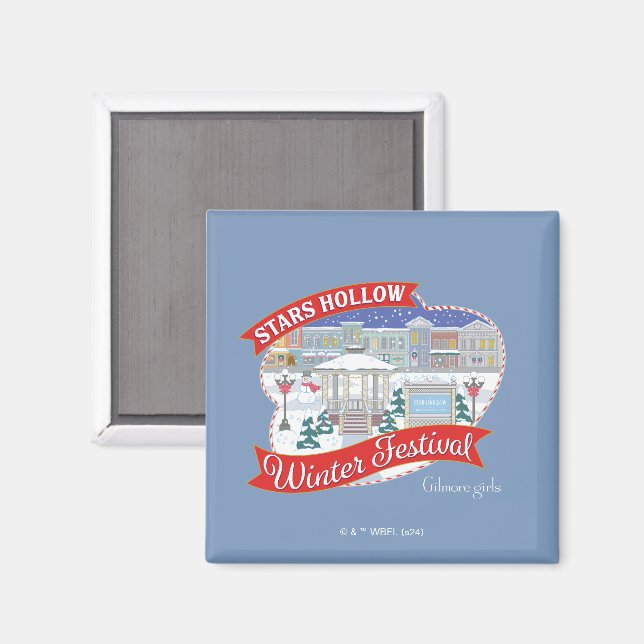 Imã Gilmore Girls | Festival de inverno Stars Hollow (Front/Back)