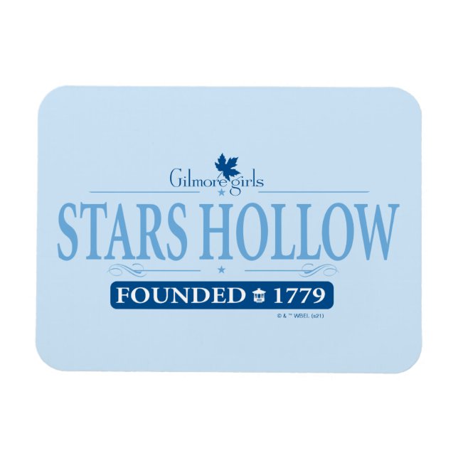 Ímã Gilmore Girls | Logotipo Hollow Stars (Horizontal)