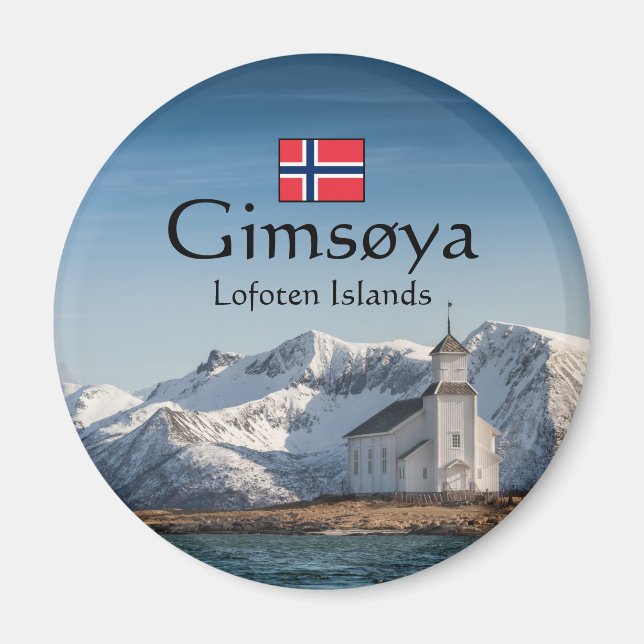 Imã Gimsoya Lofoten Souvenir (Frente)