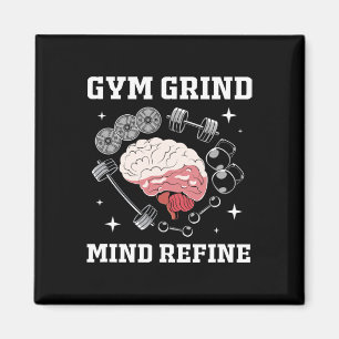 Imã Ginásio Mói Mente Refinada Bodybuilding Fun Rato D