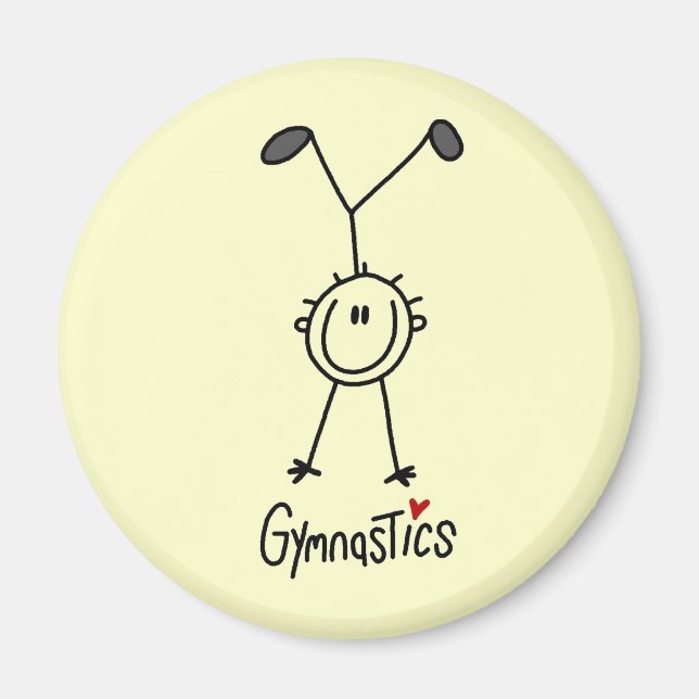 Imã Ginasta Simples em Forma de Palito (Frente)