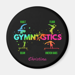 Imã Ginástica Feminina Barras Trave Salto Solo
