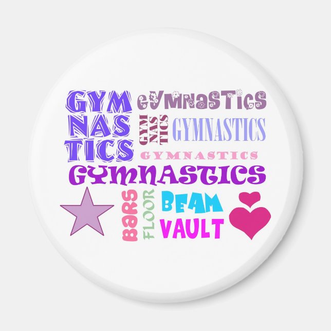Imã Ginástica Repetida (Frente)