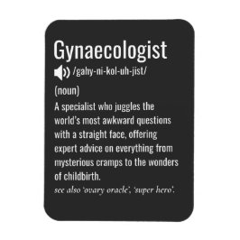 Ímã Ginecologista Engraçado Definição Gynacologista