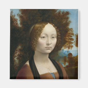 Imã Ginevra de Benci por Leonardo da Vinci