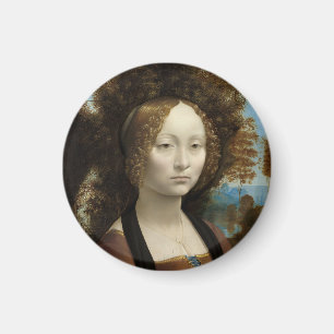 Imã Ginevra de' Benci por Leonardo Da Vinci