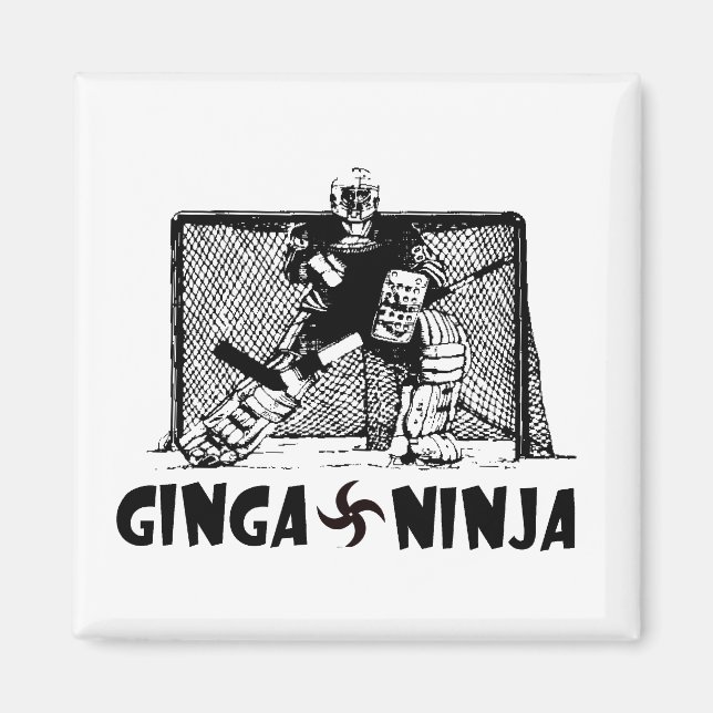 Imã Ginga Ninja - Hockey Goalie (Frente)