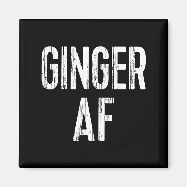 Imã Ginger Af Shirt Irish Men Women St Patricks Day  (Frente)