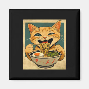 Imã Ginger Ginger Ramen Japonês Anime Kawaii Cat G