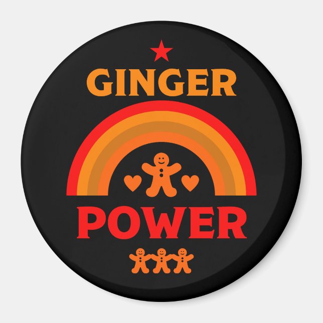 Imã Ginger Hair Pride (Frente)