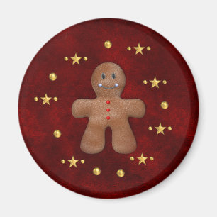 Imã Gingerbird Man Magnética de Natal