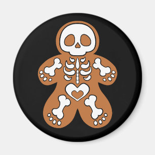 Imã Gingerbird Skeleton Man