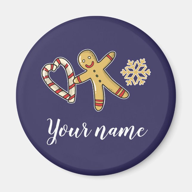 Imã Gingerbreadman Love (Frente)