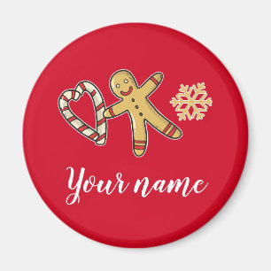 Imã Gingerbreadman Love