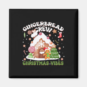 Imã Gingercake Crew Vibes de Natal Gingerbird Famil