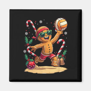 Imã Gingerpão jogando voleibol no Natal