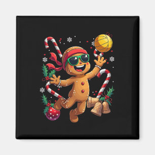 Imã Gingerpão jogando voleibol no Natal