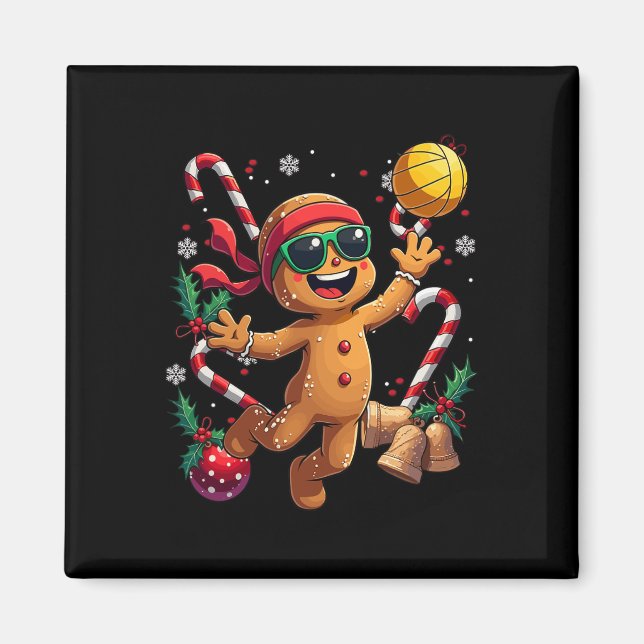 Imã Gingerpão jogando voleibol no Natal (Frente)