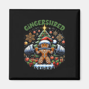 Imã Gingershred Funny Gingerbird Man Gym
