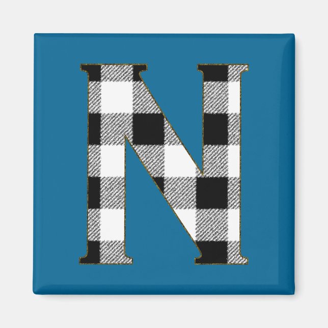 Imã Gingham Check N (Frente)