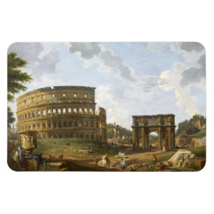 Ímã Giovanni Paolo Panini Visão do Colosseum