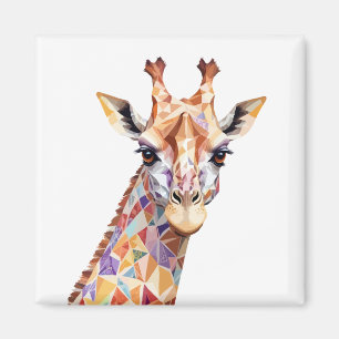 Imã Girafa Brincadeira Adorável Joia Animal Colorida
