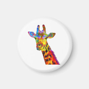 Imã Girafa Colorida