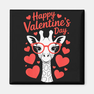 Imã Girafa Com Coração Gles Celebração De Amor No Dia