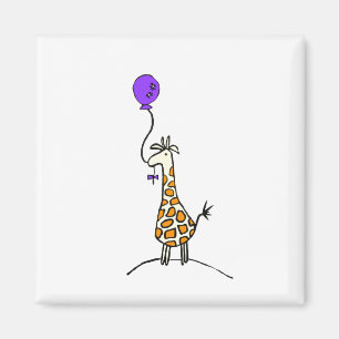 Imã Girafa com ímã do balão
