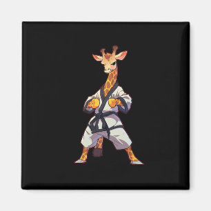 Imã Girafa de Karatê Lutador de Artes Marciais de Taek