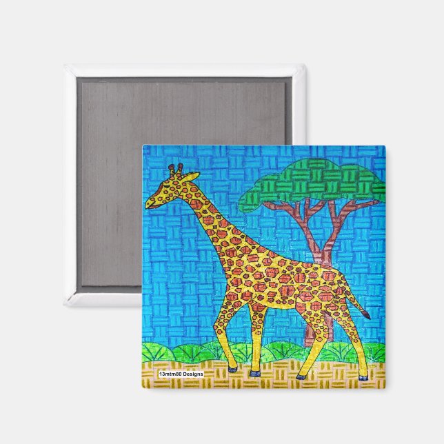 Imã Girafa - ímã (Front/Back)