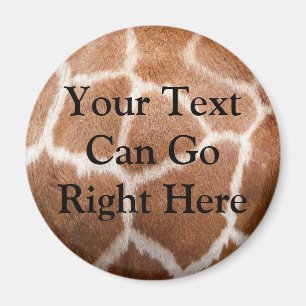 Imã Giraffe Impressão Magnet