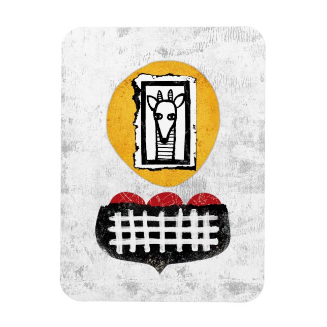 Ímã Giraffe Irá Se Você Vai Refrigerar Magnet (Vertical)