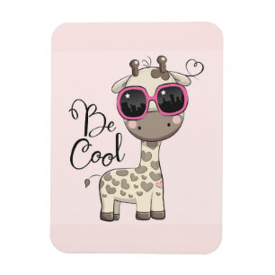 Ímã Giraffe Lover Seja Legal Girafa