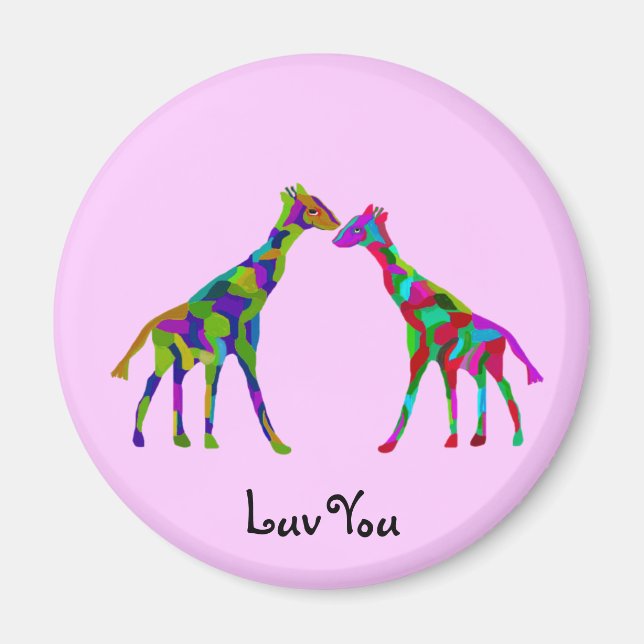 Imã Giraffe Luv Magnets (Frente)