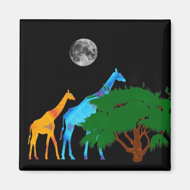 Imã Giraffe Magnet (Frente)