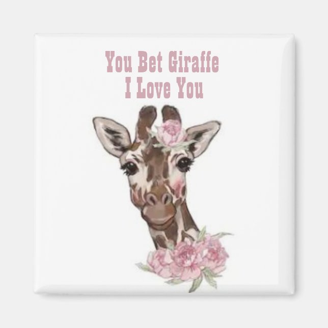 Imã Giraffe Magnet (Frente)