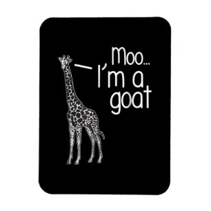 Ímã Giraffe Moo Eu sou uma cabra