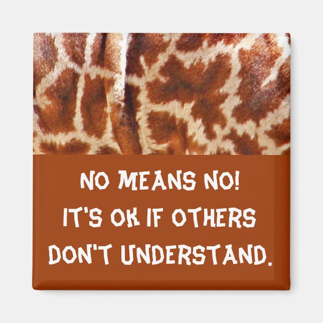 Imã Giraffe Skin_ (Frente)