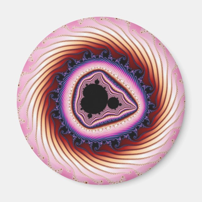 Imã Girando rápido - Fractal (Frente)